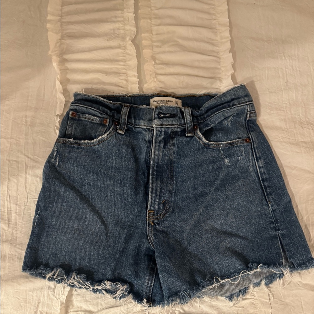 Abercrombie & Fitch Blue Jean Shorts